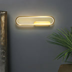 Wall Pack LED Light Modern Minimalist Oval Ambient Wall Sconce