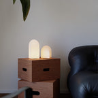 Modern White Table Lamp Creative Ambient Night Light