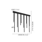 Linear Design Electroplated Metal LED Wireless Control Ceiling Lights