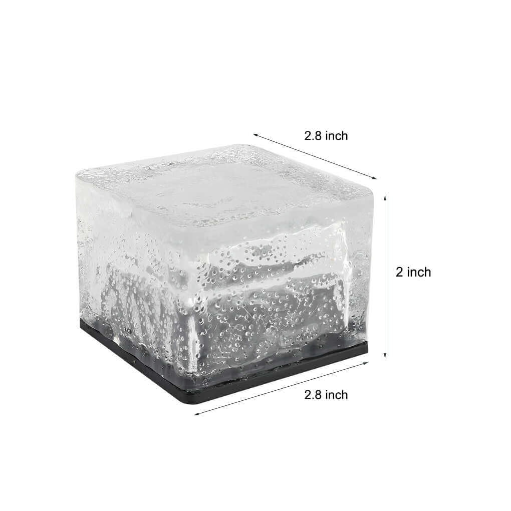 Outdoor Ice Cube Lights Modern Intelligent Solar Step Light