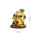 LED Lights for Christmas Houses Resin Glowing House Two-Pack