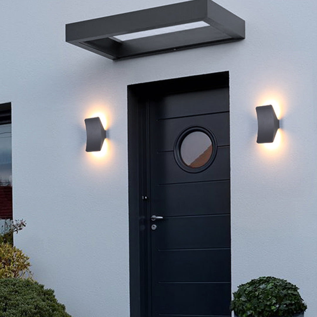 LED Outdoor In Wall Lights Waterproof Minimalist Style