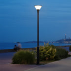 High-Pole Yard Post Light Minimalist Style