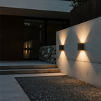 Die-cast Aluminum Outdoor Wall Light Waterproof Simple Style