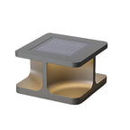 Modern Square Pillar Lights Waterproof Stainless Steel Courtyard