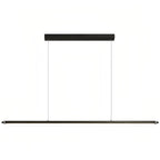 Black Metal Pendant Light Nordic Minimalist LED Linear Ceiling Light