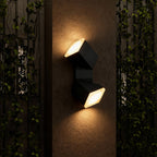 Black External Wall Lights Outdoor Waterproof Courtyard Light