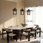 Industrial Cage Pendant Light 1-Light Metal Ceiling Light