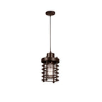 Industrial Cage Pendant Light 1-Light Metal Ceiling Light