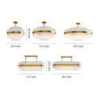 Industrial Modern Chandelier Full Copper Luxury Ceiling Light