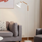Metallic Floor Lamp Modern Adjustable Standing Lamp