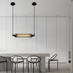 [Open-Box]Retro Iron Energy-saving LED Black Industrial Style Pendant Light Fixture