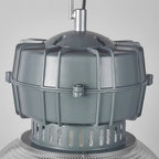 Industrial Style Pendant Lighting Gray Aluminum Ceiling Light