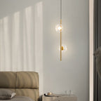 Elegant Contemporary Modern Vertical Pendant Light Minimalist Ceiling Light