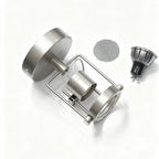 Industrial Wall Lights Silver Die-Cast Aluminum Metal Lamp