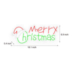 Ins Luminous Merry Christmas Letters Acrylic LED Neon Sign Lights