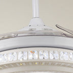 Intelligent Frequency Conversion Dimming LED Invisible Ceiling Fan Chandelier