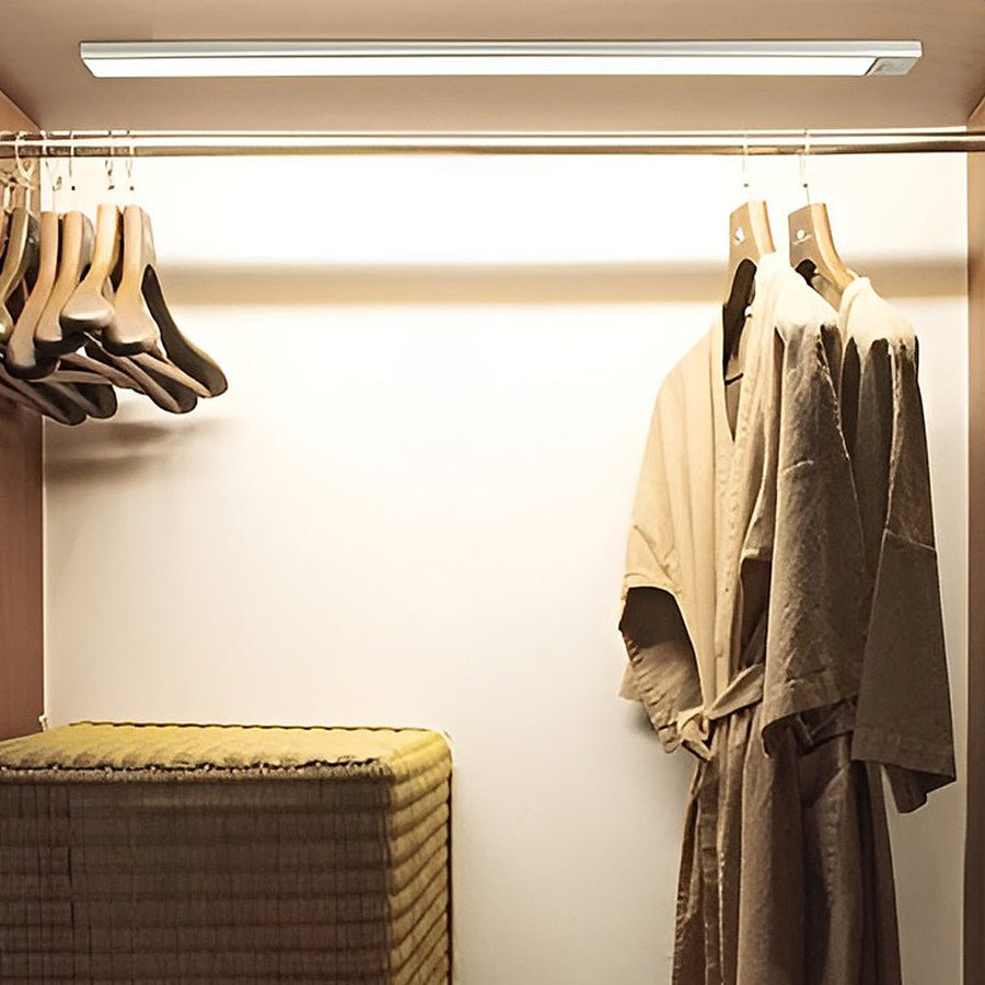 Bedroom Lighting Suite: Glass Sconces, Table Lamp & Under-Bed Light
