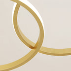 Gold Chandelier Lamp Nordic Style Aluminum Adjusted Ceiling Light