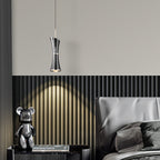 Small Black Pendant Light with Elegant Hourglass Designs Ceiling Light