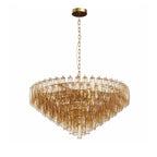 Glass Pendant Chandelier American Luxury Multi-head Ceiling Lights