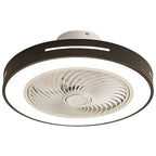 White Ceiling Fan Flush Mount with Light Smart LED Light