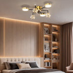 Invisible Blade Fan Light Modern Luxury Star Sphere Light