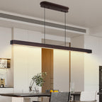 Island Linear Pendant Lighting Japanese Minimalist Ceiling Lights