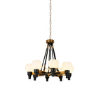 8 light chandeliers Vintage Artistic Bean Globe Ball Ceiling Light