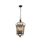 Italian Pendant Light Antique Bronze Finish Elegant Ceiling Light