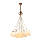 Bubble Glass Chandelier Chic Luxurious Ceiling Light Nordic Unique