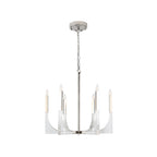 Retro Chandeliers Sleek Luxury Transparent American Ceiling Light