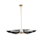 Black and Gold Chandeliers Contemporary Stylish Vintage Ceiling Light