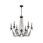 French Style Chandelier with Candelabra Classic Ceiling Light
