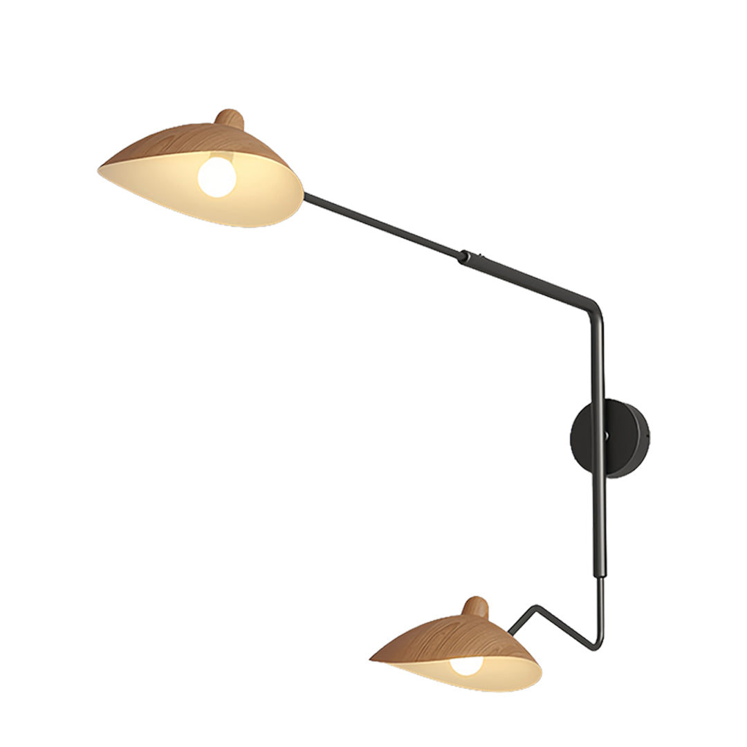 Swing Arm Wall Light Contemporary Industrial Full Spectrum Lamp
