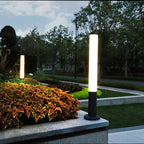 Slender Cylindrical Waterproof Modern Pathway Bollard Lights Outdoor Light