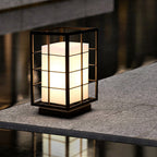 Black Modern Japanese Outdoor Lanterns Waterproof Garden lights