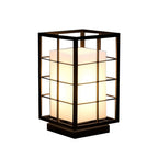 Black Modern Japanese Outdoor Lanterns Waterproof Garden lights