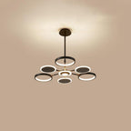 Multi Circle Design Pendant Lighting Acrylic Aluminum Alloy LED Ceiling Lights