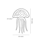 Jellyfish Wall Light Creative LED White Modern Decorative Light