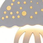 Jellyfish Wall Light Creative LED White Modern Decorative Light