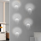 Jellyfish Wall Light Creative LED White Modern Decorative Light