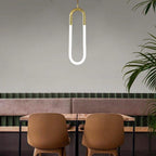 Rounded Rectangle Modern LED Ceiling Lights Hanging Lamp Pendant Light