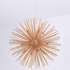 Unique Globe Design LED Electroplated Metal Modern Pendant Lighting