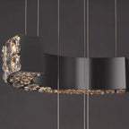 K9 Crystal Chandelier Modern Minimalist Elegant Ceiling Light