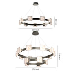 Kitchen Island Chandelier Modern Luxury Cloud Stone Ceiling Light