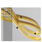Multiwave LED Nordic Dining Chandelier Kitchen Lighting Ceiling Light