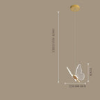 Butterflies Shaped LED Nordic Pendant Light Hanging Lamp Island Lights
