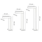 L Shaped Landscape Light Modern Outdoor Metal Path Light