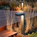 L Shaped Landscape Light Modern Outdoor Metal Path Light